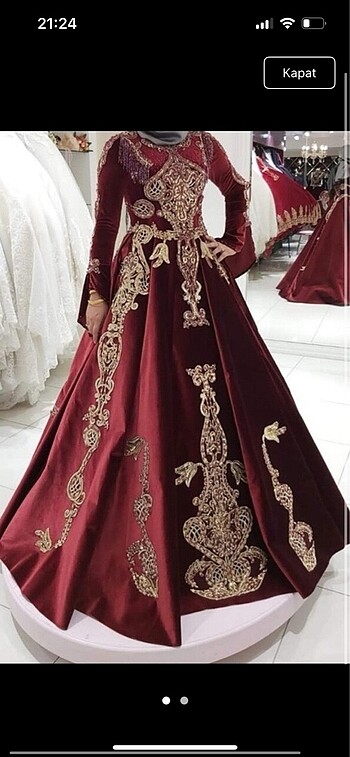Kınalık kaftan