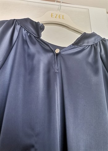 Lacivert abiye - Görsel 3