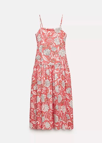 Zara askılı elbise