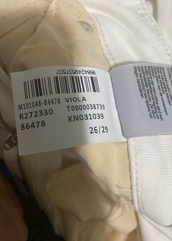 Beyaz Midi Kadın Regular Fit Jean #mavi #beyaz #yeni - Görsel 5