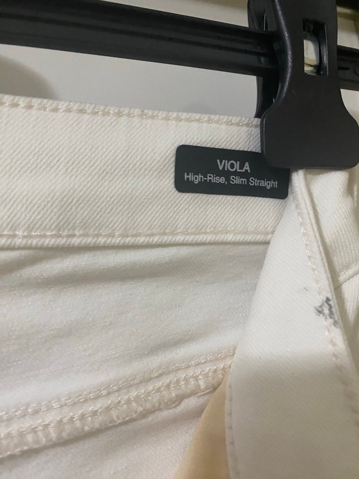 Beyaz Midi Kadın Regular Fit Jean #mavi #beyaz #yeni - Görsel 3