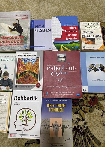  Çeşitli Psikoloji, Felsefe ve Rehberlik Kitapları
