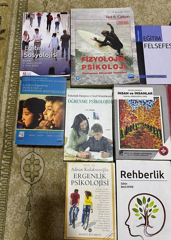  Beden Renk Çeşitli Psikoloji, Felsefe ve Rehberlik Kitapları