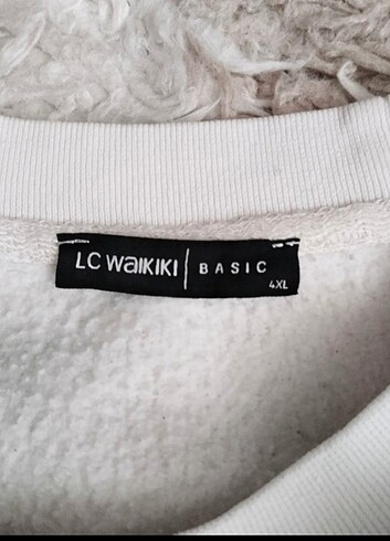 48 Beden beyaz Renk Sweatshirt