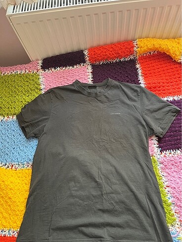 l Beden gri Renk Koyu Gri Oversize Tshirt