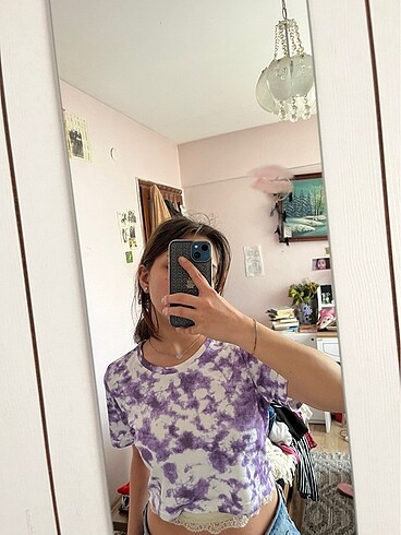 Topshop Batik Desenli T-shirt
