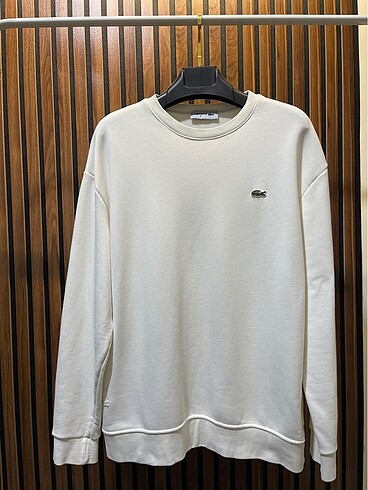 LACOSTE BEYAZ SWEATSHİRT