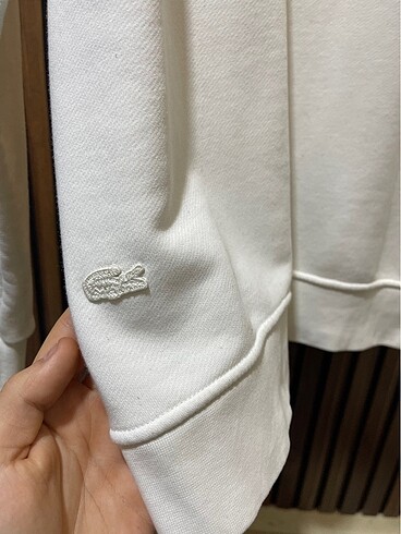 Lacoste LACOSTE BEYAZ SWEATSHİRT