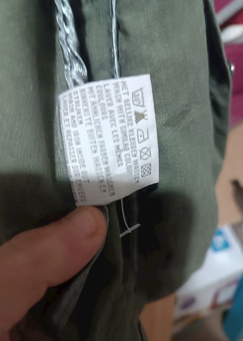 l Beden Kadın Haki Keten Ceket