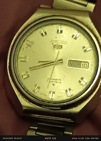 Seiko 5SEIKO WATER RESISTANT 670751 STARRERAN F LESS STEEL