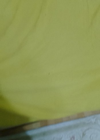 Açık Sarı Düz Renk Yatak Örtüsü - Görsel 2