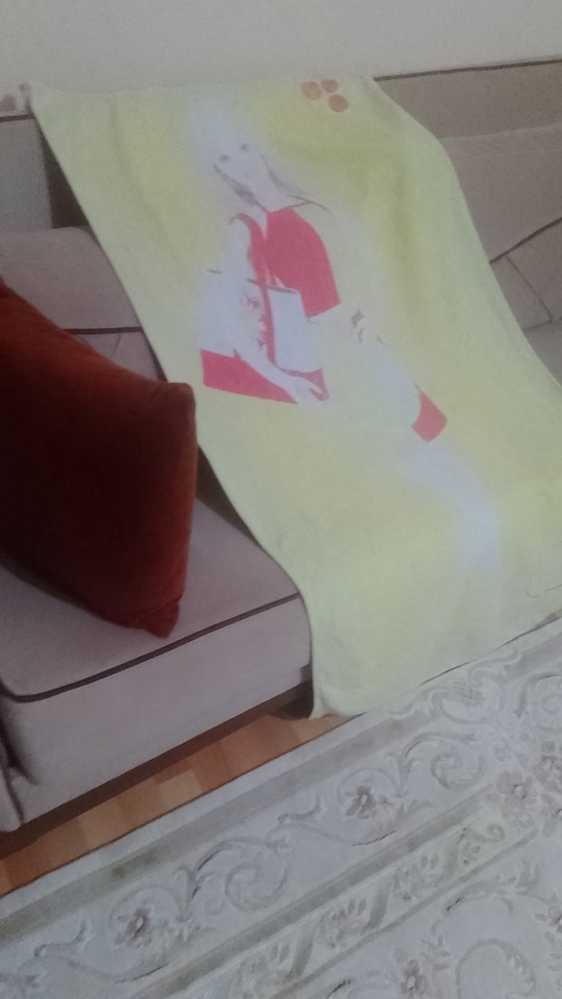 Açık Sarı Düz Renk Yatak Örtüsü - Görsel 4