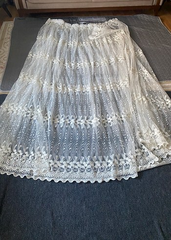 Dantel İşlemeli Beyaz perde - Görsel 2