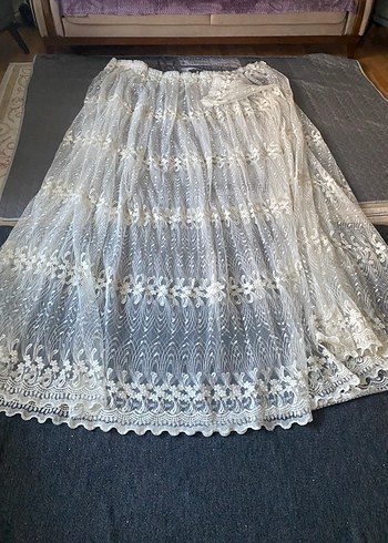 Dantel İşlemeli Beyaz perde - Görsel 3