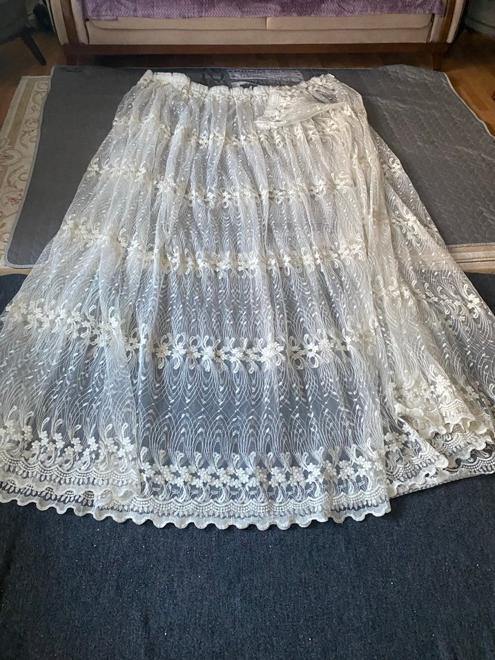 Dantel İşlemeli Beyaz perde - Görsel 3