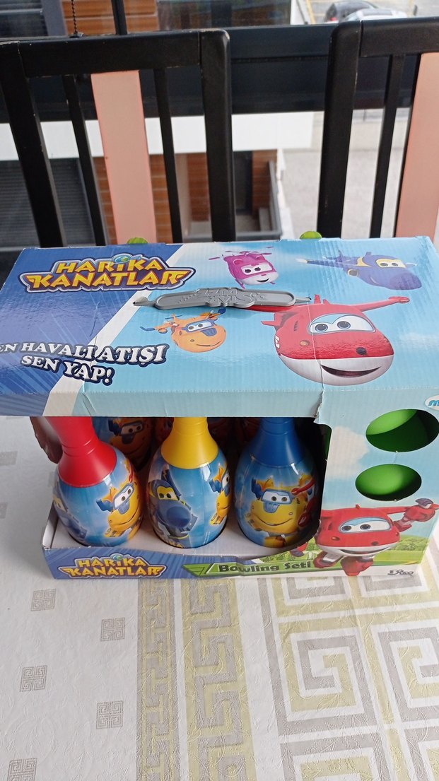 Renkli Harika Kanatlar Bowling Seti - Görsel 3