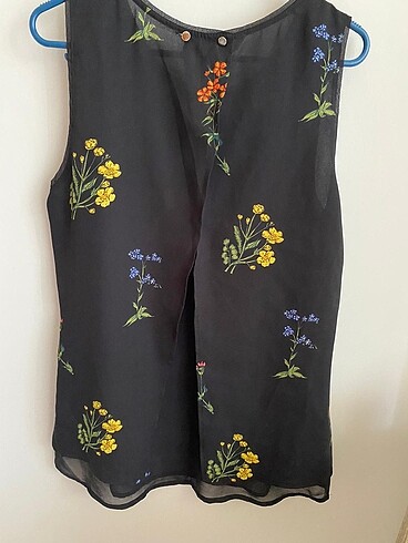 H&M Siyah askılı gömlek