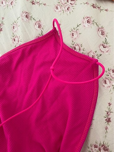 xs Beden pembe Renk Bershka fuşya bodysuit
