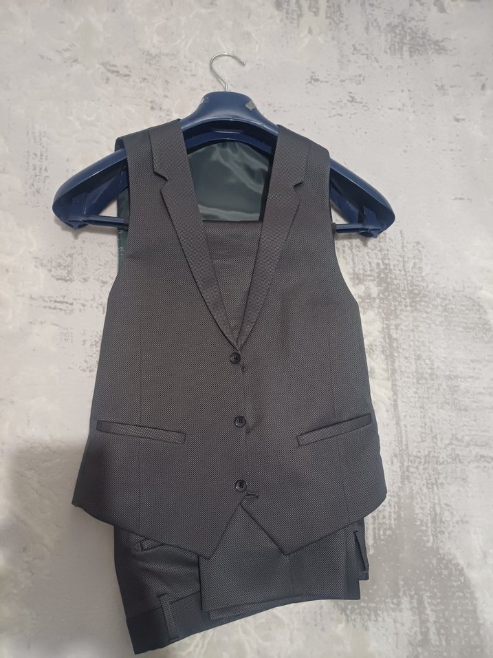 Erkek Gri Takım Elbise - Görsel 2