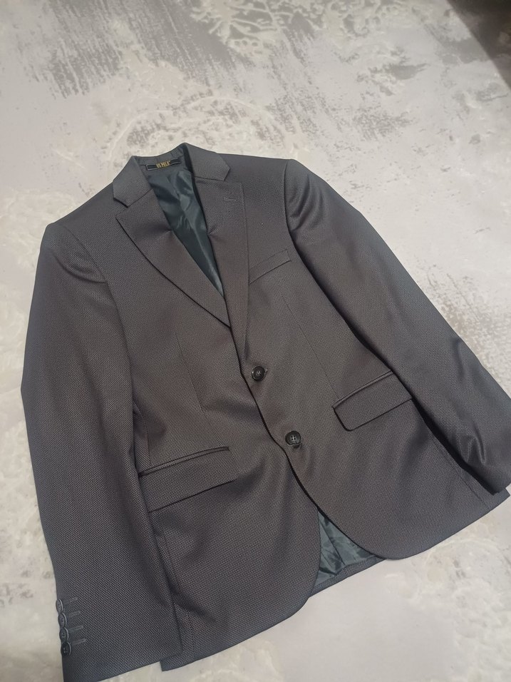 Erkek Gri Takım Elbise - Görsel 5