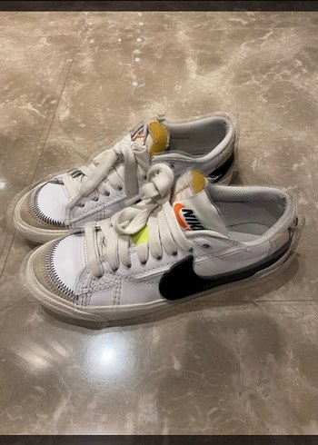 Beyaz Kadın Spor Ayakkabı Velcro Detaylı - Görsel 3