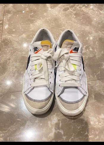 Beyaz Kadın Spor Ayakkabı Velcro Detaylı - Görsel 4