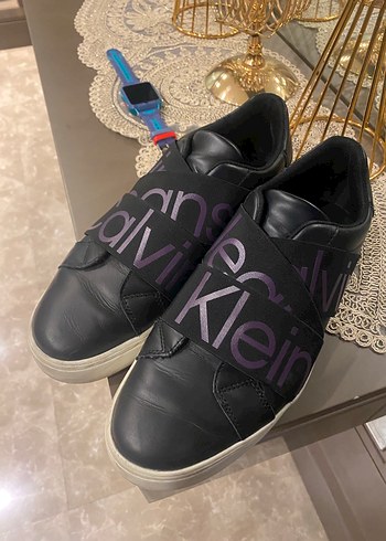 Calvin Klein Mor Baskılı Kadın Spor Ayakkabı - Görsel 3