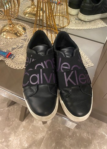 Calvin Klein Mor Baskılı Kadın Spor Ayakkabı - Görsel 2