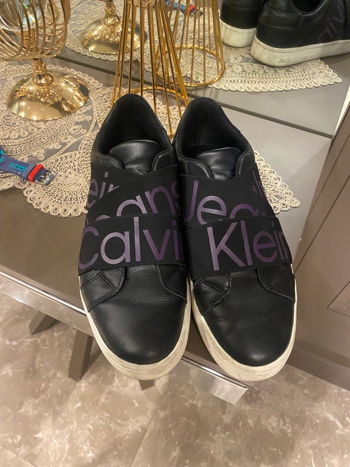 Calvin Klein Mor Baskılı Kadın Spor Ayakkabı - Görsel 2