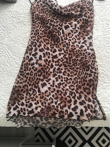 xl Beden Leopar gecelik
