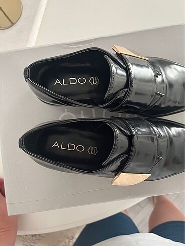37 Beden Aldo deri loafer ayakkabı