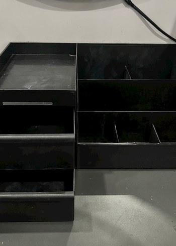 Siyah Makyaj Organizer - Görsel 4