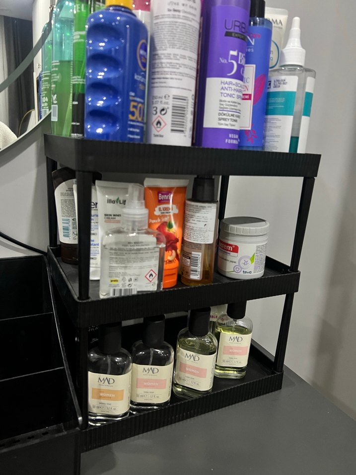 Siyah Makyaj Organizer - Görsel 3