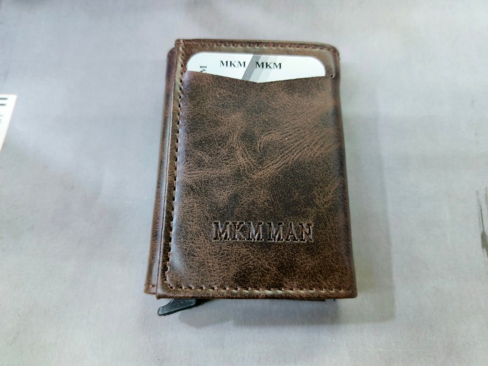 Modern Klasik Erkek Cüzdanı - Kahverengi ve Gri - Görsel 3