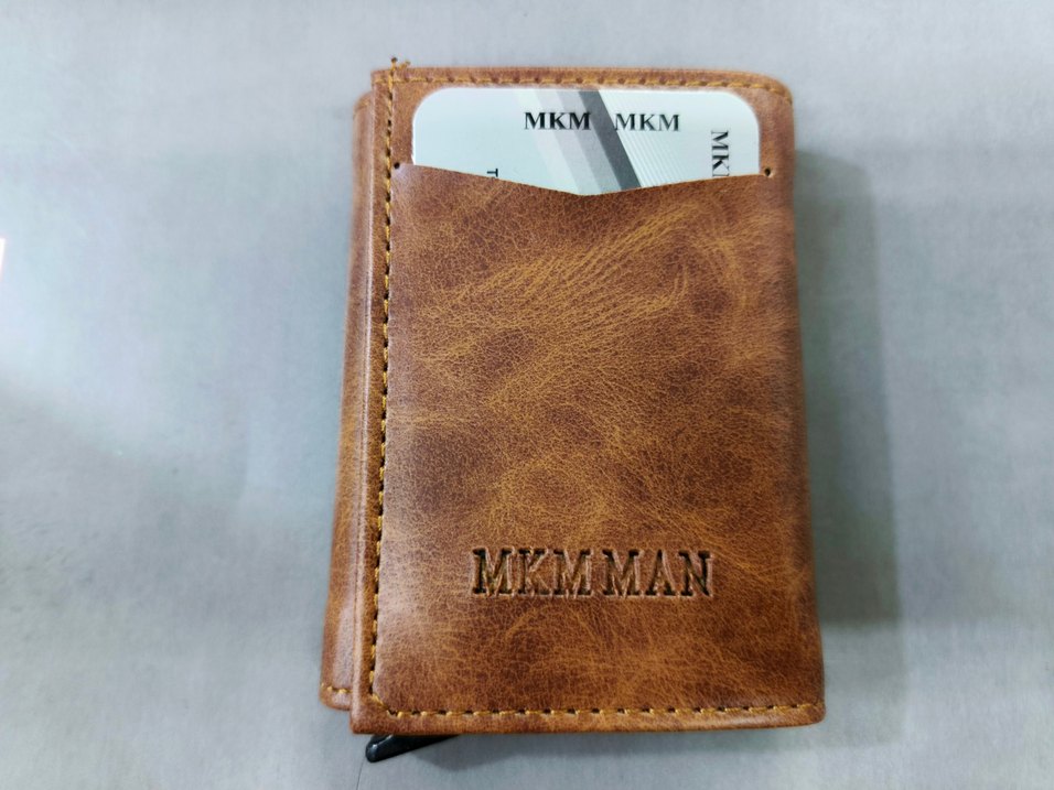 Modern Klasik Erkek Cüzdanı - Kahverengi ve Gri - Görsel 5