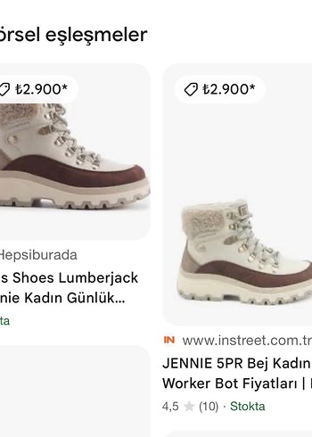 Lumberjack Bej Süet Kürklü Bot - Görsel 6