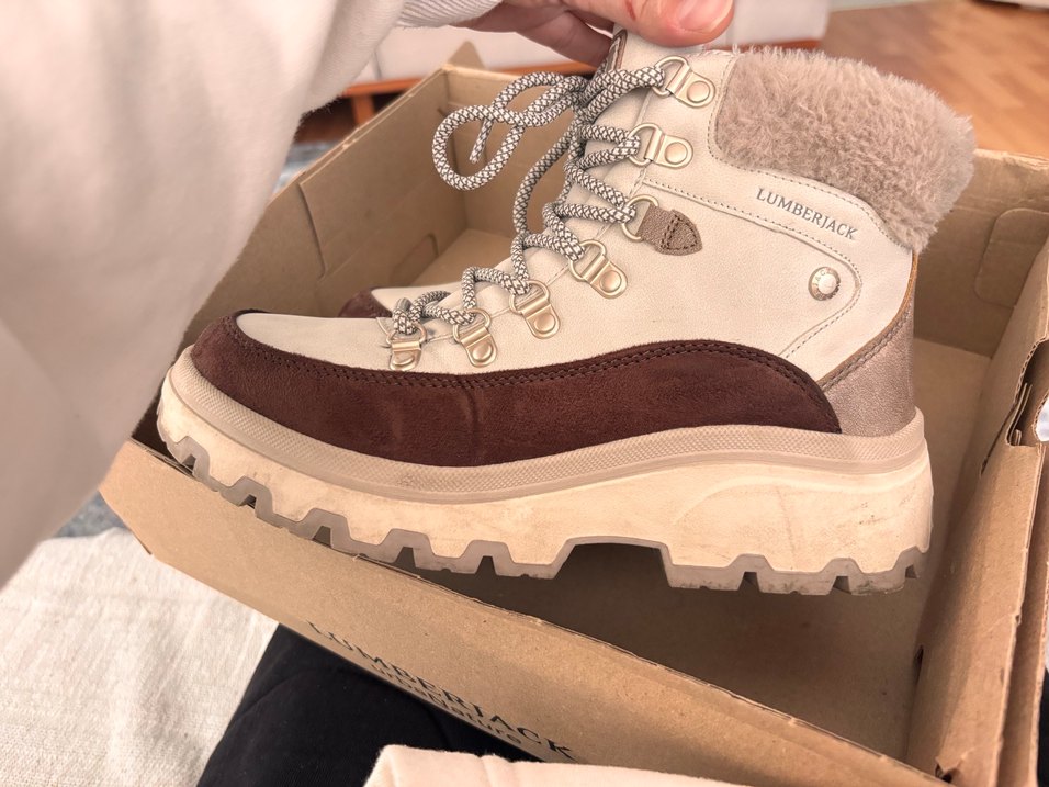 Lumberjack Bej Süet Kürklü Bot - Görsel 2