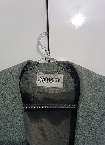 40 Beden gri Renk Blazer ceket 