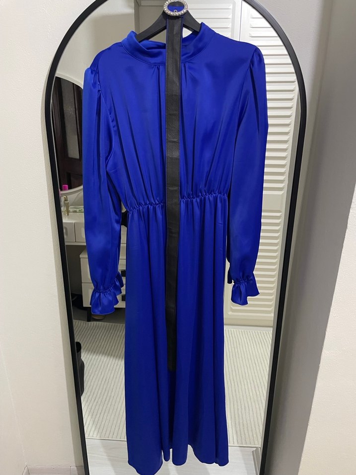 Parlak Mavi Kadın Kemer - Görsel 3