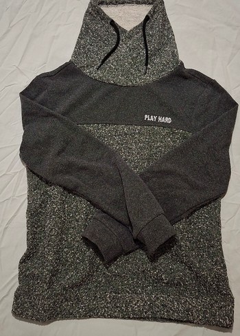  Beden gri Renk Erkek sweatshirt