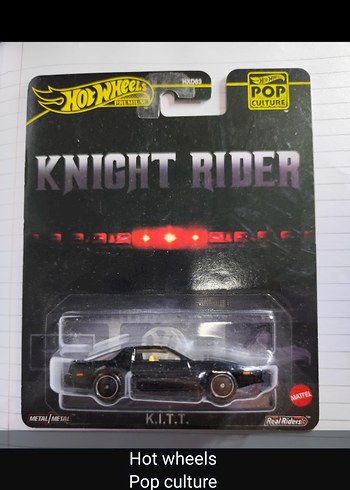 Siyah Hot Wheels Knight Rider K.I.T.T. Oyuncak Araba - Görsel 2