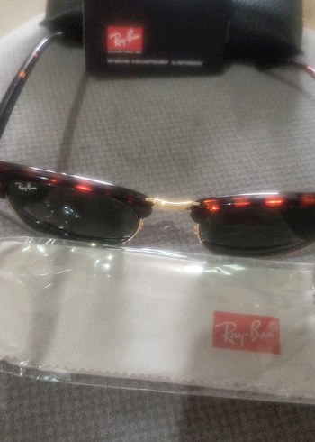 Kadın Parlak Kahverengi Ray-Ban Güneş Gözlüğü 2 yıl garantili - Görsel 3
