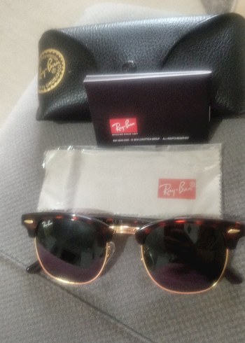 Kadın Parlak Kahverengi Ray-Ban Güneş Gözlüğü 2 yıl garantili - Görsel 2