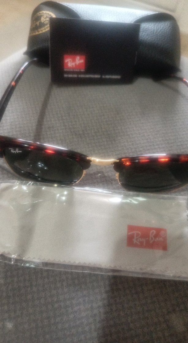 Kadın Parlak Kahverengi Ray-Ban Güneş Gözlüğü 2 yıl garantili - Görsel 3
