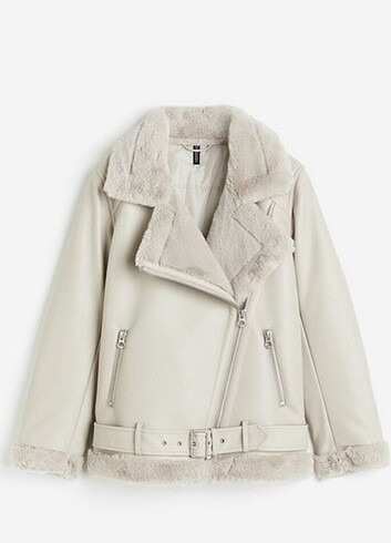 H&M biker bej mont