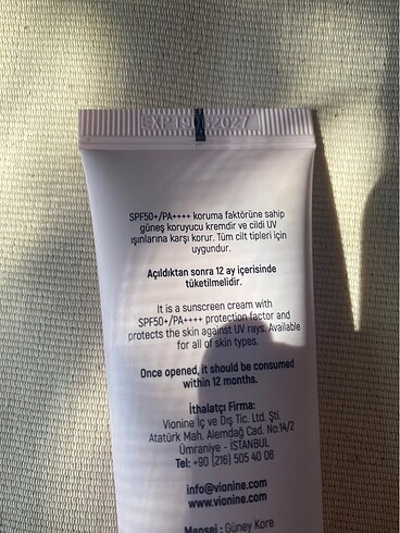 Diğer vioglam tone up cream