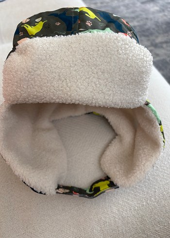 İci Kürk Detaylı penti cocuk sapka - Görsel 2