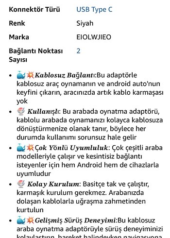 Arac android auto ve carplay - Görsel 4