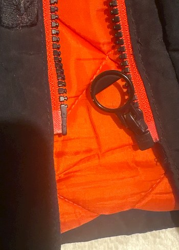 Siyah Kapüşonlu çocuk Mont 9-10 yaş - Görsel 4