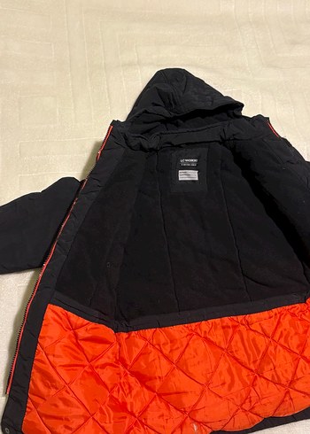 Siyah Kapüşonlu çocuk Mont 9-10 yaş - Görsel 3